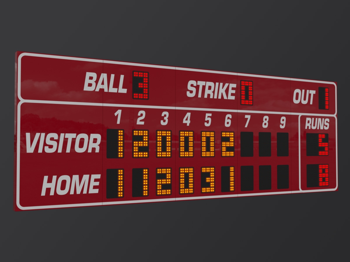 Watchfire Baseball Softball Scoreboard WF-BA-9920