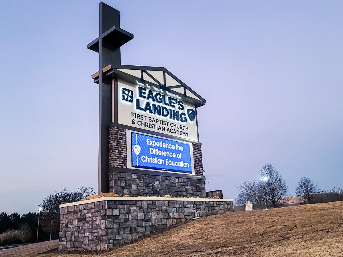 Eagle's Landing First Baptist Church; 10mm, 4'5" x 11'3", McDonough, GA