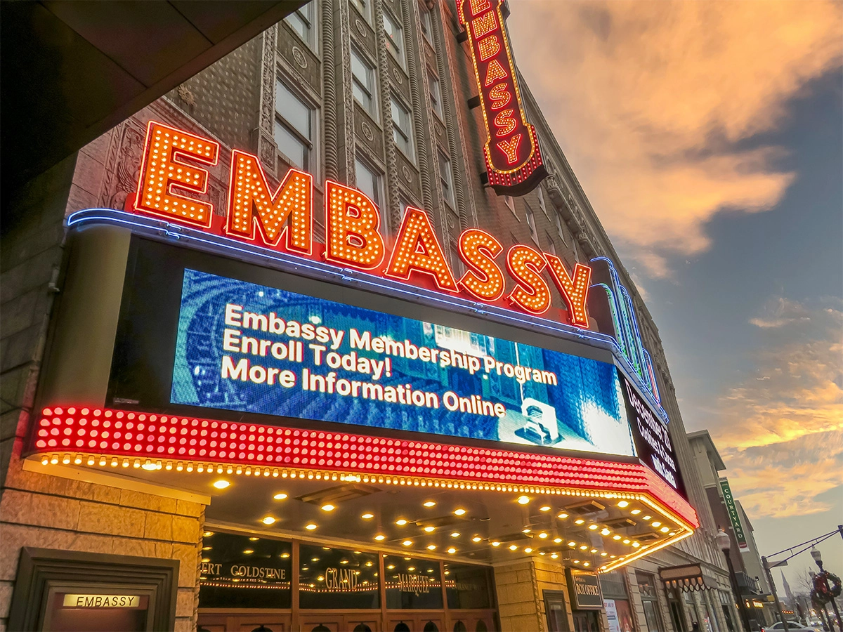 Embassy Theatre; 6mm, 5'1" x 52'8" Mitered, Fort Wayne, IN