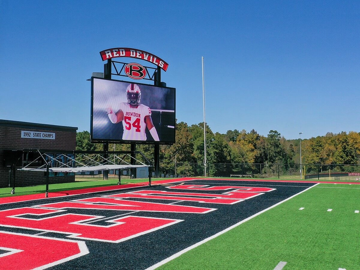 Bowdon High School; S16mm, 17' x 30', Bowdon, GA