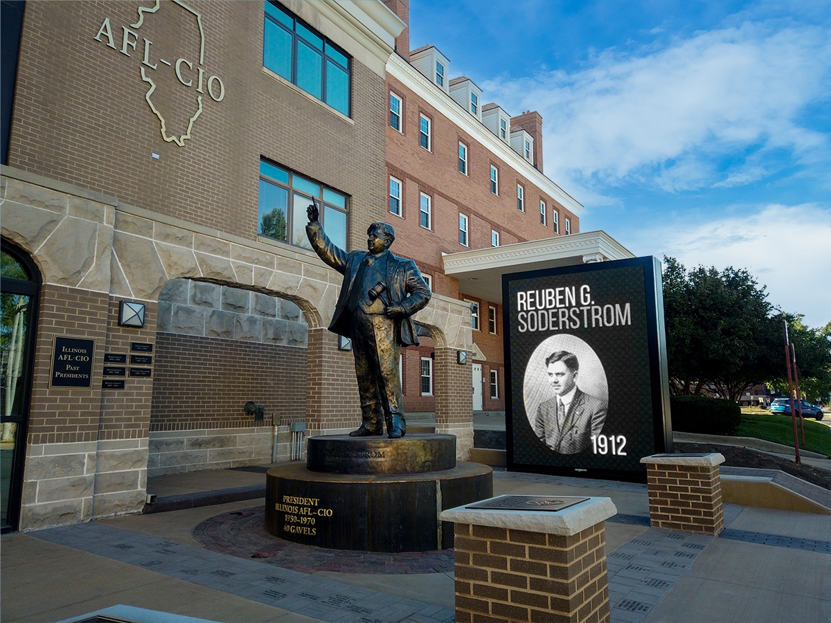 AFL-CIO; 8mm, 12' x 9', Springfield, IL