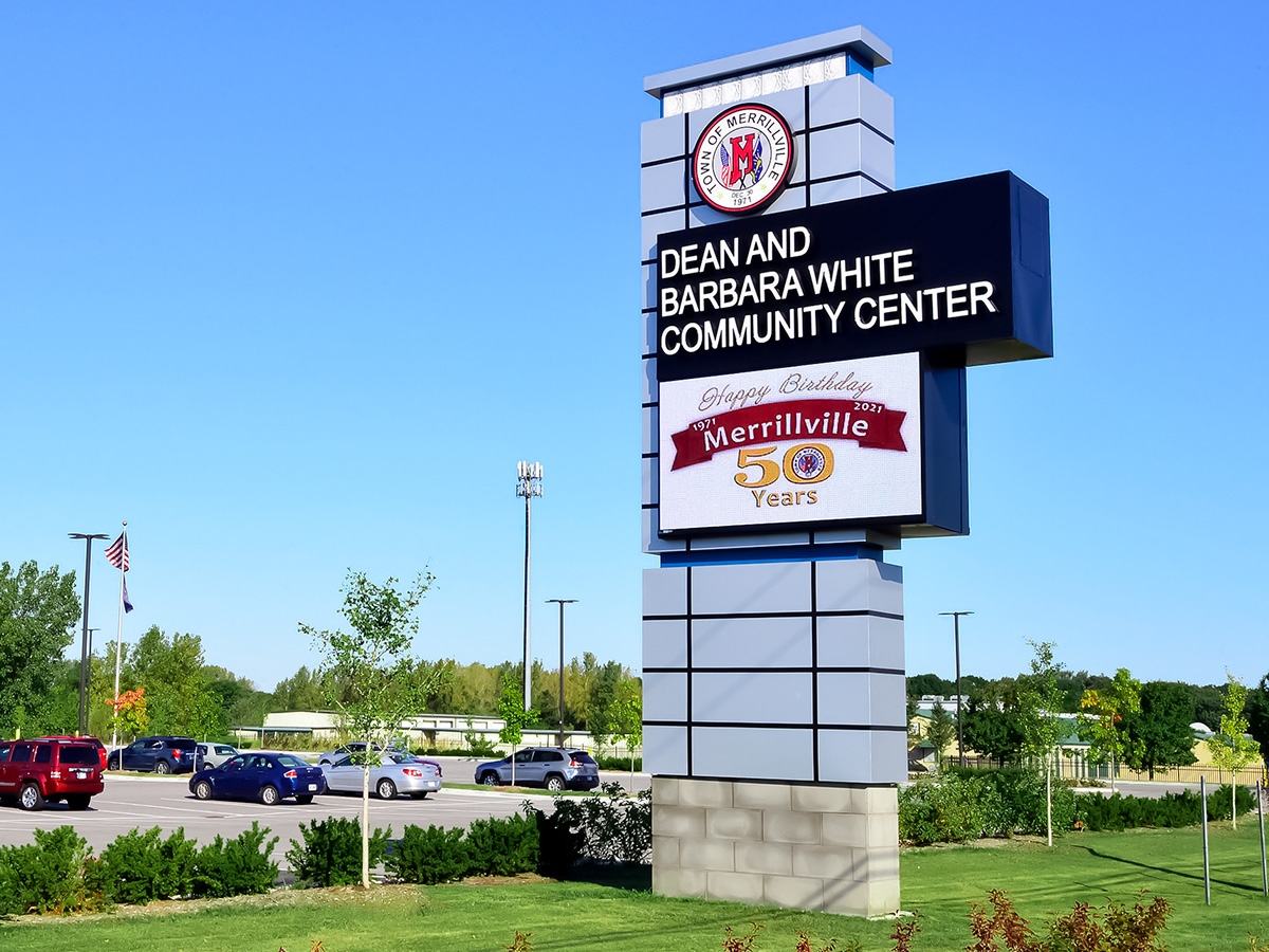 Dean and Barbara White Community Center; 10mm, 5'5" x 9'3", Merrillville, IN