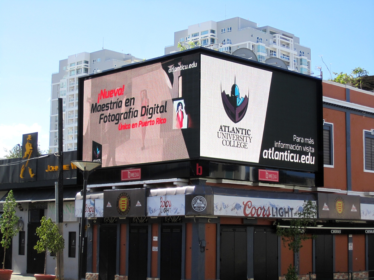 bMedia Group; 12mm, 12'4" x 44' 10" Mitered Corner, San Juan, PR