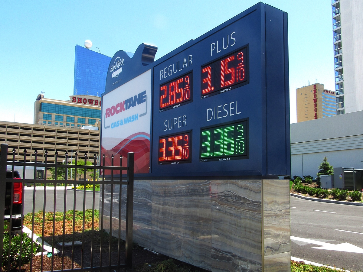 Rocktane Gas & Wash; 12" Price Watchers, Atlantic City, NJ