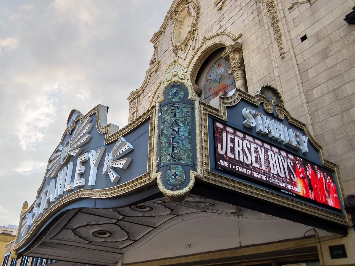 Stanley Theatre; 6mm, 3'5" x 13'3", Utica, NY