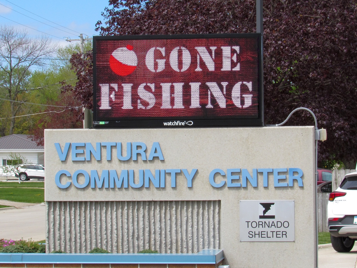 Ventura Community Center; 10mm, 3'5" x 6'3", Ventura, IA