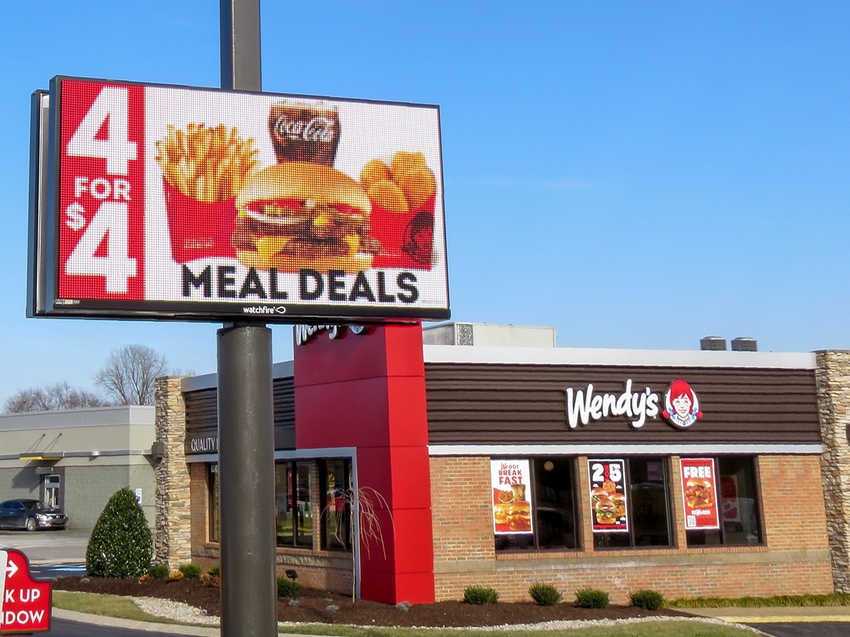 Wendy's; 16mm, 5'5" x 10'3", Bowling Green, KY