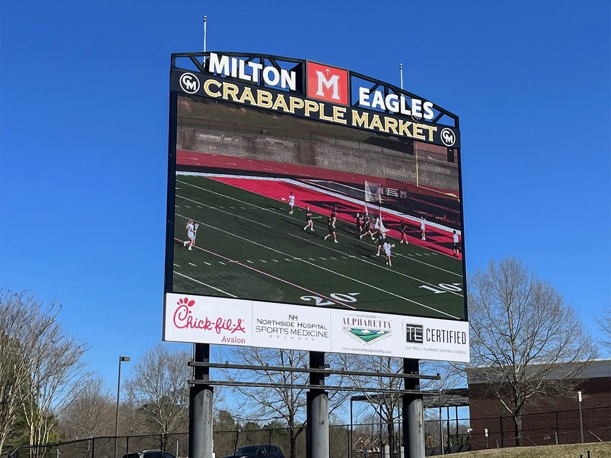 Milton High School; S16mm, 18'4" x 33', Milton, GA