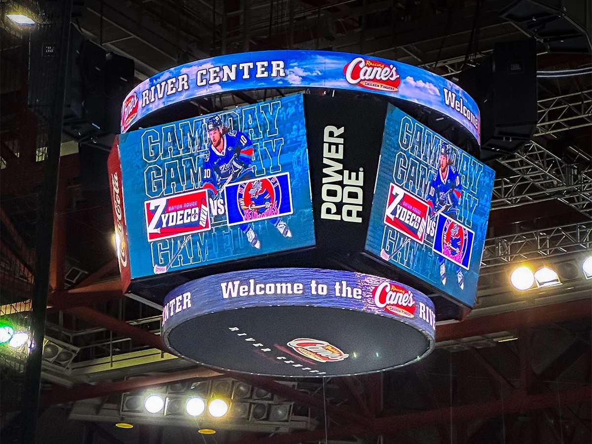 Raising Cane’s River Center Arena; Indoor 3.9mm, 6'7" x 9'10", Baton Rouge, LA